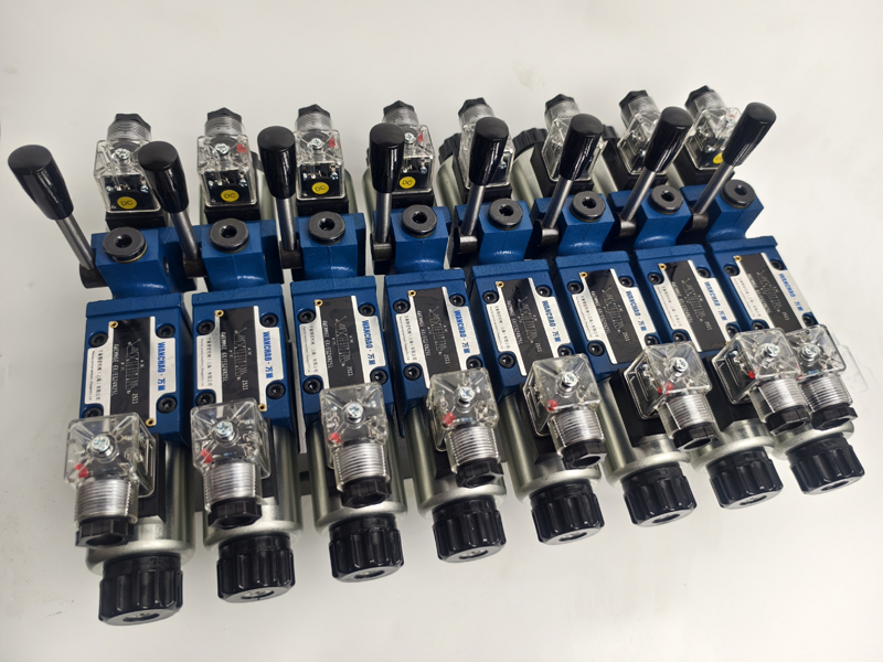8联双控电磁手动换向阀阀组,掘进机适配