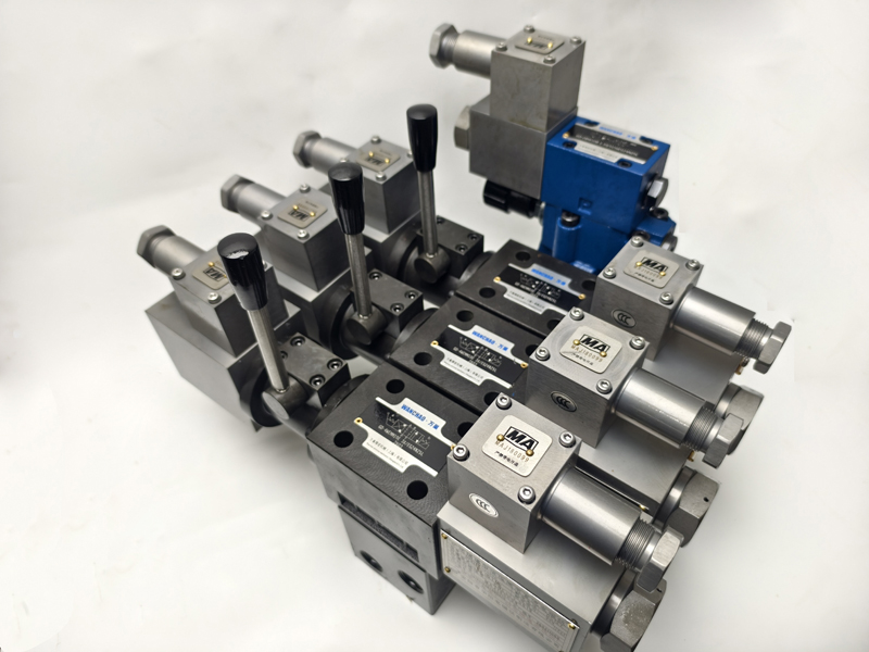 矿用3联隔爆电磁手动换向阀阀组
